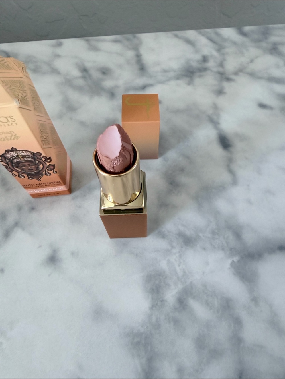 Juvia's Place Nubian Earth Velvet Matte Lipstick - Nubian Sand (Peach Nude)